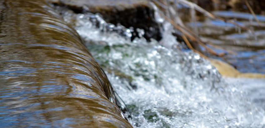 Rushing stormwater